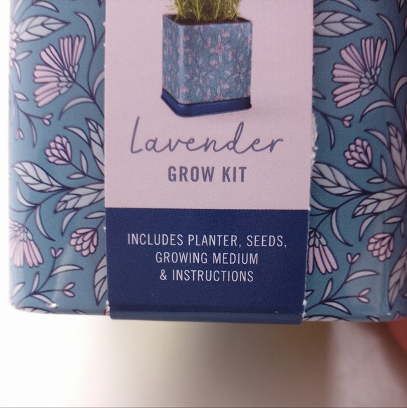 NWT Buzzy Lavender Grow Kit Seeds and Tin - Picture 3 of 3
